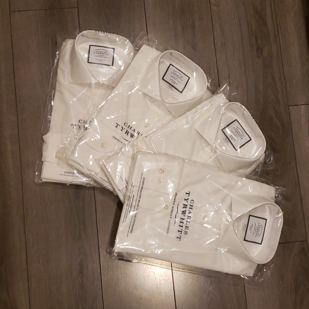 4 White dress shirts (Charles Tyrwhitt)